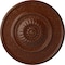 Ekena Millwork Wigan Ceiling Medallion, Hand-Painted Burnished Mahogany Crackle, 29 3/4"OD x 1 1/2"P CM29WGBMC - alternate 1